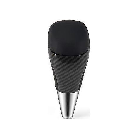 Pommeau de levier de vitesse automatique en cuir PU et fibre de carbone pour Land Cruiser (1/5)
