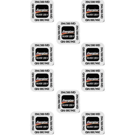 .10 piles Energizer 394/380.
