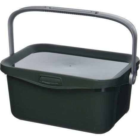 CURVER 00363 – 208 – 00 Bio Caja 25,7 x 17,7 x 11,3 cm en Verde/Plata, Plástico, 25,7 x 17.7 x 11.3 cm