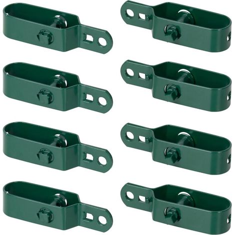 Kit tendeur de fil en plastique vert pour filet de clôture, séchoir, poteaux de jardin en métal, ensemble de 8 pièces (16 x 18 x 12) (1/5)