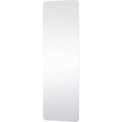 Sollbry Leicht zu entfernender selbstklebender Spiegel, stoßfeste Spiegelfolie aus PET-Harz, an der Wand montierter Sicherheitsspiegel für die Inneneinrichtung (H 150 x B 50 cm) (1/5)