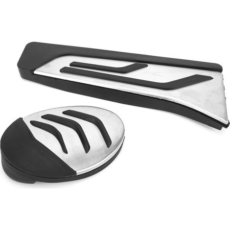 Lot de 2 pédales d'accélérateur et de frein en acier inoxydable de remplacement pour BMW Série 2 MPV F45/F46 (2015-2021), conduite à gauche. (1/5)