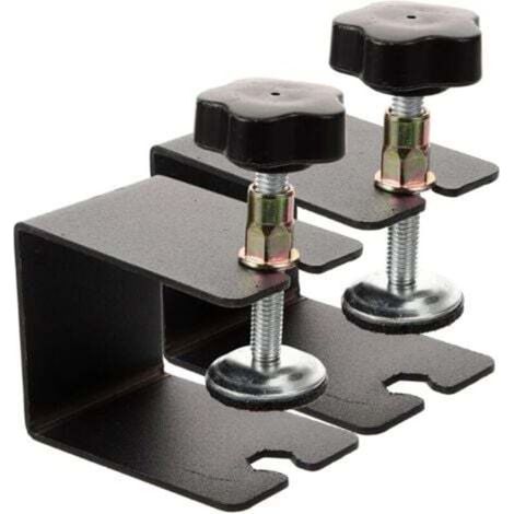 2-Piece Clamps - Heavy-Duty Fastening Tools for Panel Work and Installation - Ideal for DIY and Woodworking