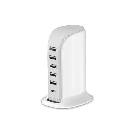 40-W-USB-Ladestation mit mehreren Anschlüssen für den Schreibtisch, multifunktionales Ladegerät (1/3)