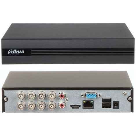Dahua XVR 8 Canali 2MP 5in1 WizSense - XVR1B08-I (1080n/720p) S