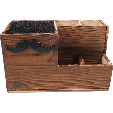 Porte-ciseaux pour Outils de Coiffure pour Salon de Coiffure en Couleur Support pour Usage Quotidien Multifonctionnel en Bois Boîte de Rangement Pratique et Couleur (1/5)