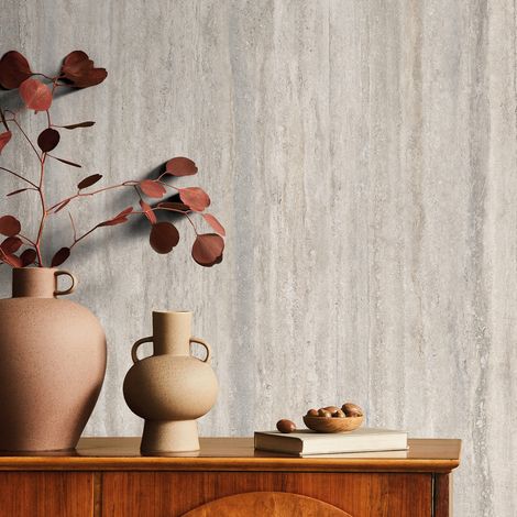 Gres Porcelánico Efecto Mármol Travertino Veteado Marfil Mate 60X60 - ENVC895 (Ceramishop.es) (1/5)