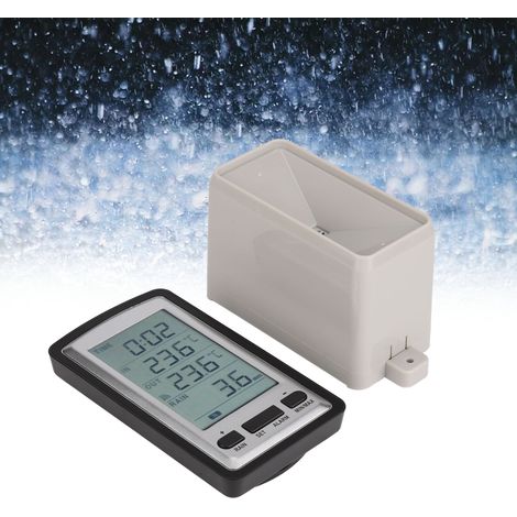 Estación meteorológica digital con transmisión RCC y sensor de lluvia inalámbrico para uso interior y exterior. (1/5)