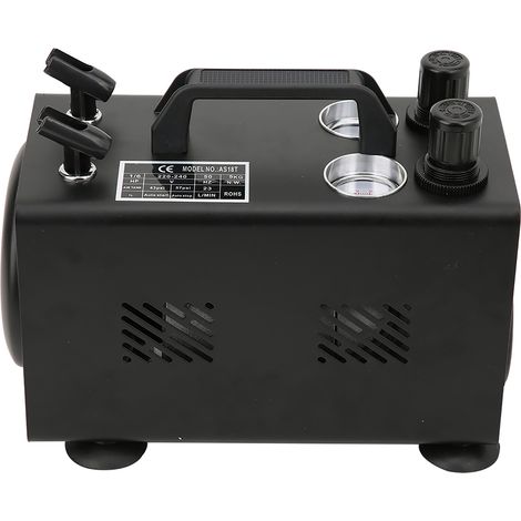 Compresseur d'air portable monocylindre à piston 1/6 CV, filetage extérieur G1/8", aérographe électrique à pression, prise UE 220-240 V (1/5)