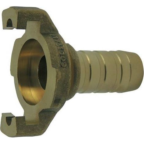 Raccord Express à queue cannelée usinée à collerette sans joint Ø 13mm