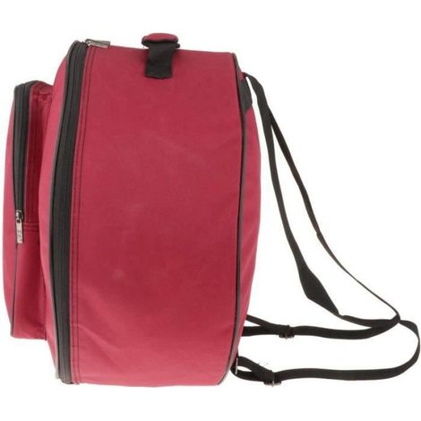 Sac de transport - Rouge - Bandoulière - Poches extérieures (1/4)