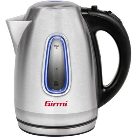 Hervidor eléctrico Girmi BL30 acero 2200 vatios 1.7 litros