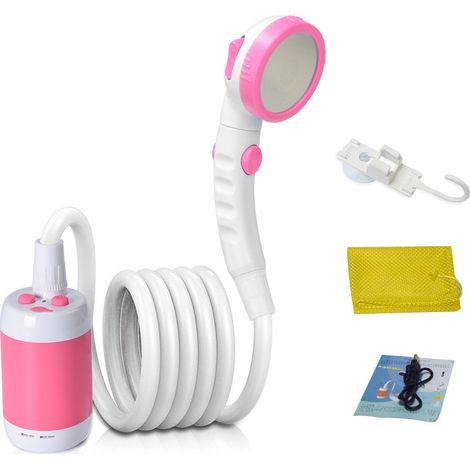 Doccia portatile da campeggio IPX7 ricaricabile da 5000 mAh, ideale per escursionismo, spiaggia e animali domestici (1/5)