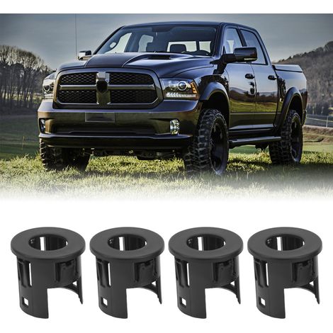 (4 pièces) Déflecteurs de capteurs d'aide au stationnement avant et arrière et supports de radar de recul pour Dodge Ram 1500 2014-2018 (1/5)