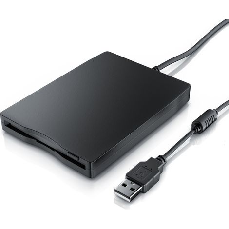 CSL Diskettenlaufwerk Externes USB Diskettenlaufwerk FDD 1,44MB (3,5) geeignet für PC & MAC (1/4)
