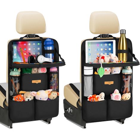 Auto Organizer Kinder mit Klapptisch & Tabletfach (2 Stk.) (1/5)