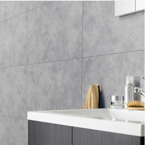 10 paneles laminados autoadhesivos de hormigón arquitectónico Koanni (1/5)