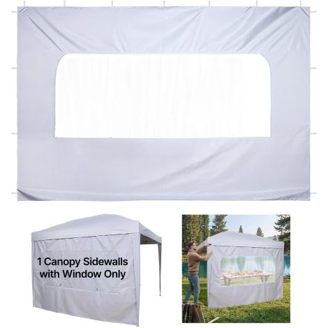 Tenda Laterale per Gazebo da Giardino da 3 x 3 m, con Strato (1/5)