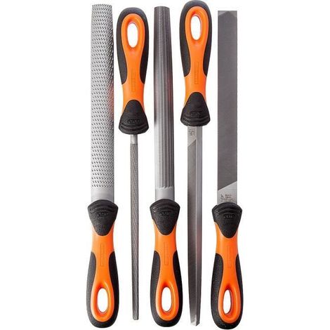 Bahco 1-478-10-1-2 Jeu de 5 limes Ergo 250mm (1/5)