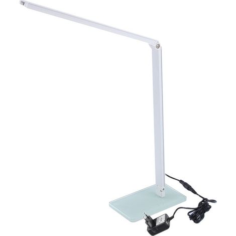 Tischleuchte mit 48 SMD-LEDs, dimmbar und energiesparend, ideal für Büro, Lesen und Lernen. (1/5)