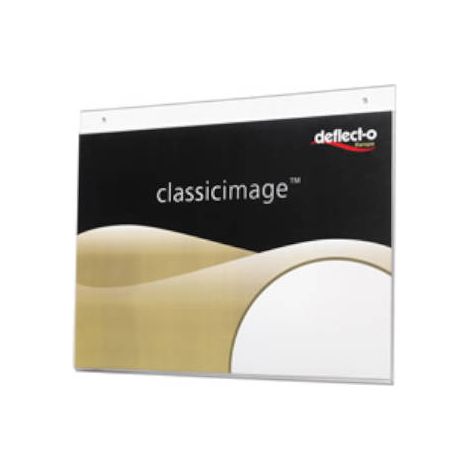 EXPOSITOR DE PARED FORMATO A4 HORIZONTAL DEFLECTO 46901
