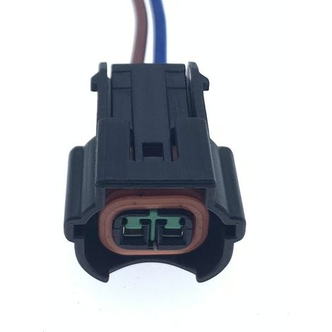 PU465-02627 is a plug for retrofitting fuel injectors for Kia K2, K3, and K5, compatible with DJY7026-2-21GY/11. (1/5)