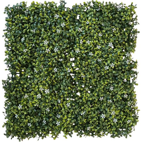 SIEPE ARTIFICIALE JASMINE 50X50CM VERDE FISSA (1/5)