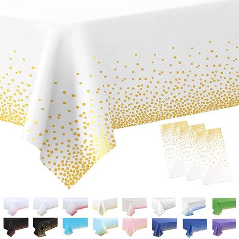 Lot de 3 nappes jetables imperméables pour Halloween (1/5)