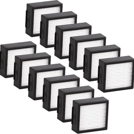 AMXCNOY 12er-Pack Ersatzfilter für iRobot Roomba i & e i7 e5 e6 + J7 Ersatzteile (1/4)