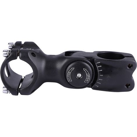 Potence de Vélo Réglable 0-60° en Alliage d'Aluminium pour VTT, Route et Ville (31.890mm) (1/5)