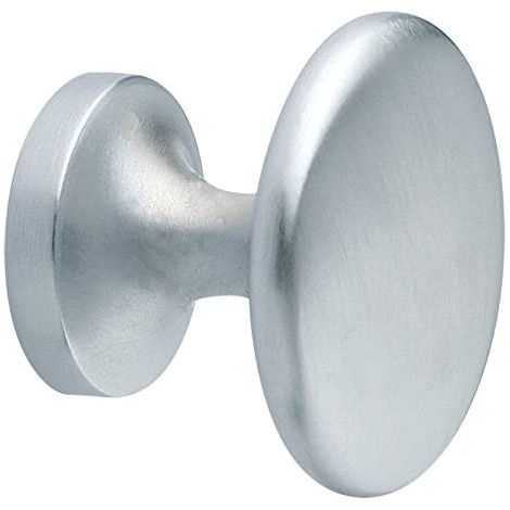 POMO POMOLO POMELLO PORTE PORTONE FRASCIO "EASY" CROMO SATINATO ART. 760 (39243)