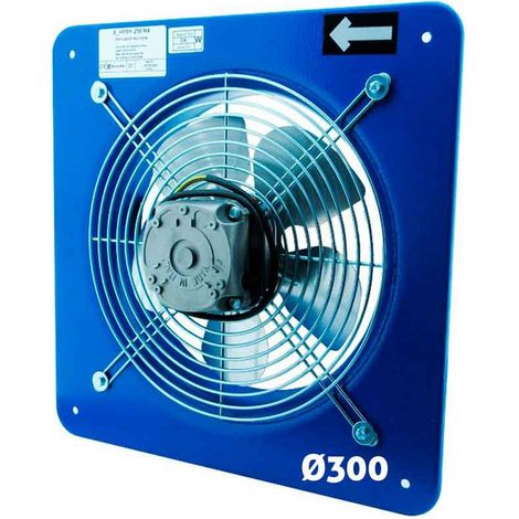 Extractor industrial 300 MUNDOFAN helicoidal de pared 47W (1/4)