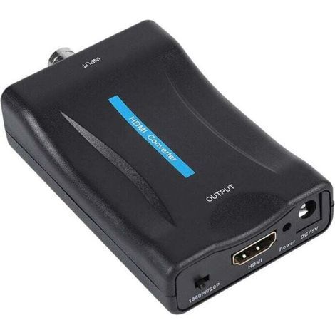 Convertisseur Vidéo BNC vers HDMI HD 1080P/720P Boîtier de Adaptateur BNC Femelle vers HDMI Video Converter, BNC vers HDMI Convertisseur Moniteur pour DVD/Décodeur HD Décodeur/Machine de Jeu (1/4)