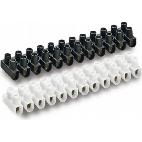 FPLUS regleta conex.10 mm.blanca x10 uds. (ref.210) , Regletas de conexión de polipropileno y acero galvanizado para asegurar los empalmes eléctricos.

VENTAJAS
Corte fácil
Tornill