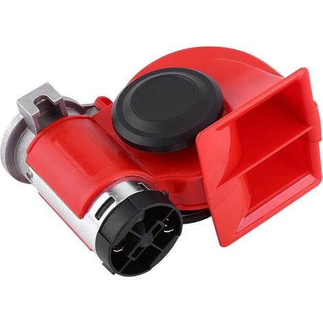 Klaxon électrique à double tonalité, super puissant, pour voiture et moto, 12 V, 120 dB, pour camions, SUV, camping-cars et bateaux