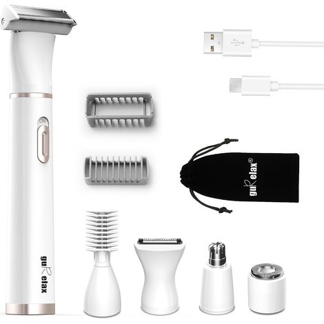 Women's Electric Shaver, 5 in 1 Trimmer Intimate All in One (Face, Legs, Armpits (1/5)
