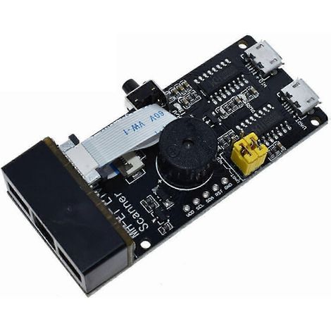 Module de lecture de codes-barres 2D, faible consommation d'énergie, compatible avec les applications portables, alimentation CA multicolore. (1/5)