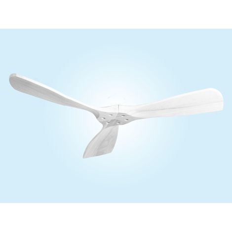 Tenerife Ring - Super destratificateur et ventilateur DC 132 cm Gris basalte pales bois blanc sans Lumière 25 à 35 m² (1/5)