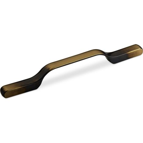 Stil-/ Landhausgriff SW46 BA 160/192 mm Altmessingoptik (1/3)