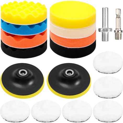 Lot de 18 tampons de polissage de 125 mm (1/5)