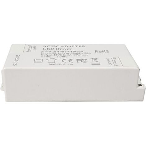 Trasformatore/alimentatore LED - 30W, 12V CC, 2,5A a tensione costante per strisce LED e lampadine LED G4, MR11, MR16 (1/2)