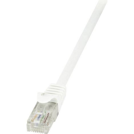 LOGILINK Câble réseau (RJ45) CAT6 U/UTP blanc 10M (1/2)