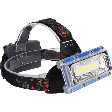 Linterna frontal LED COB recargable por USB, ultrabrillante, ideal para acampar, trabajar, hacer senderismo y reparar automóviles (W608)