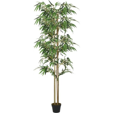 Bambusbaum Künstlich 1216 Blätter 180 cm Grün