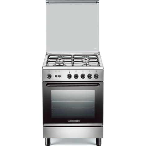 Bertazzoni La Germania Stile S640 21 X. Tipo di prodotto: Cucina, Colore del prodotto: Acciaio inox, Tipo di controllo: Pulsanti, Manopola. Tipo di piano cottura: Gas, Numero totale di fu... - S64021X