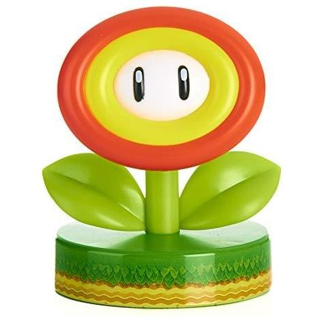 Paladone Lampe Fleur de Feu Jaune 10 cm Design Mario