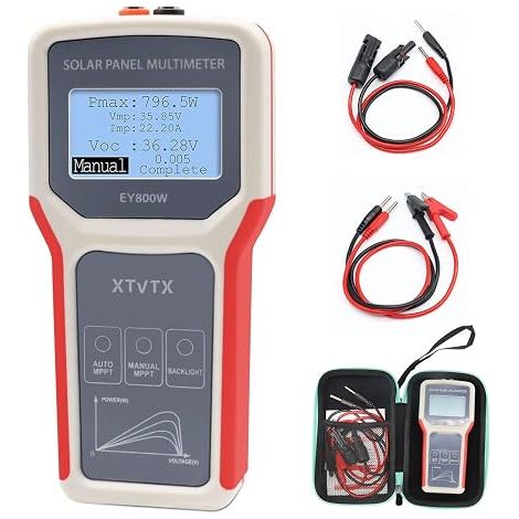 Photovoltaic Panel Multimeter with Ultra Clear LCD Display (1/5)
