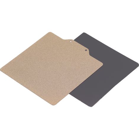Plaque d'impression 3D magnétique 125x125mm, acier à ressort flexible, double face PEI poudre, plateau magnétique pour imprimante 3D, lit d'impression (1/5)