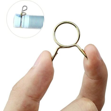 100-teiliges Schlauchschellen-Set – Schellen für Kraftstoffleitungen, Benzinklemmen, Rohrhalterungen und Kabelbinder für Autos, Fahrräder und Motorräder