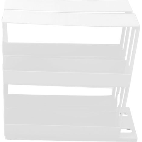 Étagère à Épices Coulissante 2 Niveaux Grande Capacité Fond Antidérapant Rack Rotatif Pratique (1/5)